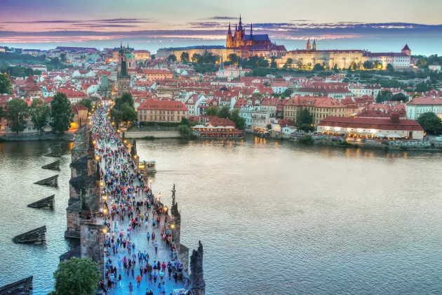 prague stock photo