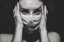 woman at the times of corona