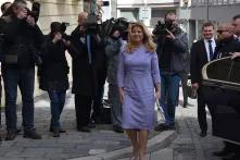 The president of Slovakia, Zuzana Čaputová on a visit to Brno, 2020