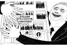 Autonomie maďarských univerzit v ohrožení - ilustrace Alžběty Suchanové pro A2 