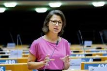 fotografie Hannah Neumannové v Evropském parlamentu