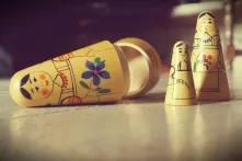 Matroska doll pieces