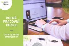 Volná pracovní pozice - office a event manažer*ka