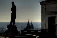Statue of Tomas Garrigue Masaryk in Prague