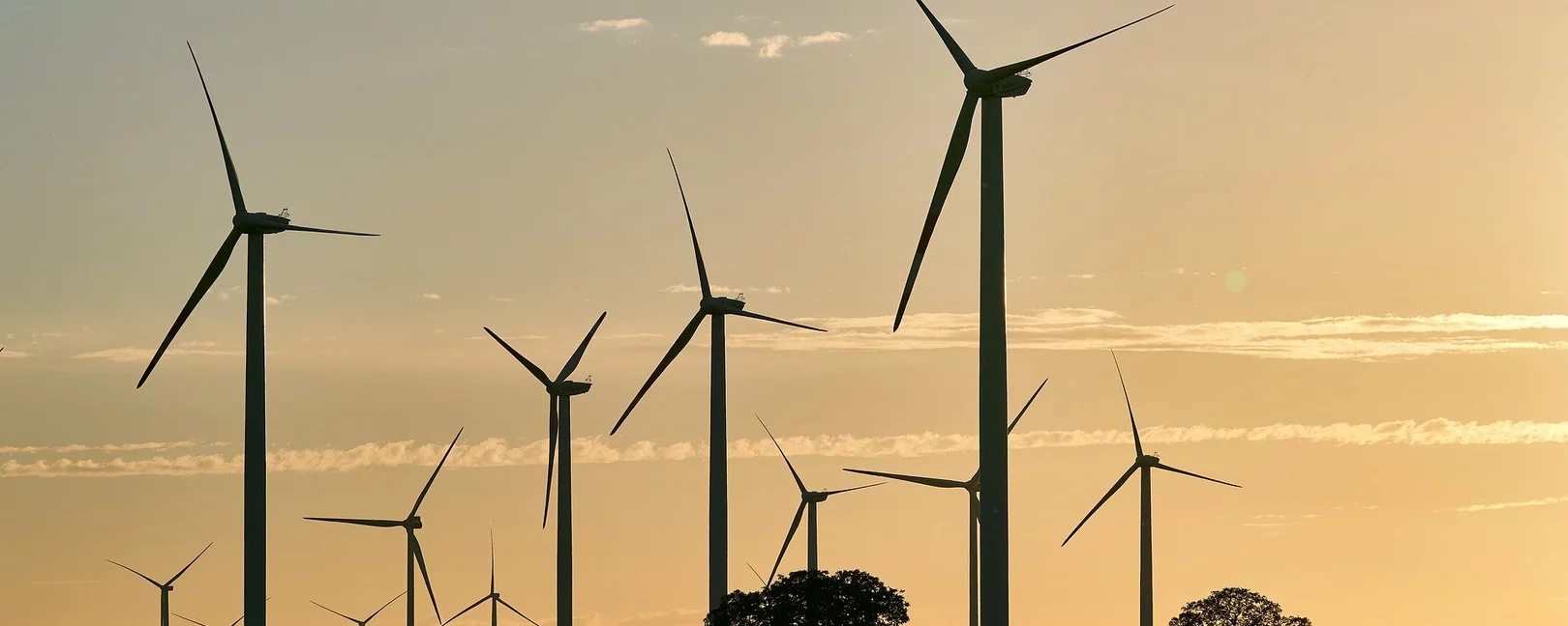 wind energy stock photo