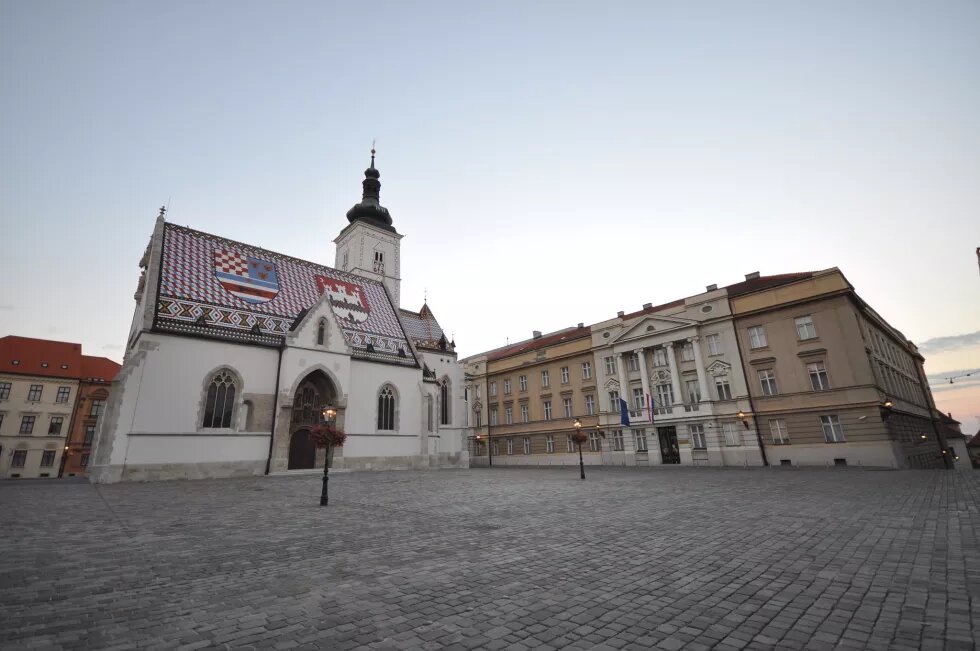 St. Mark´s square in Zagreb