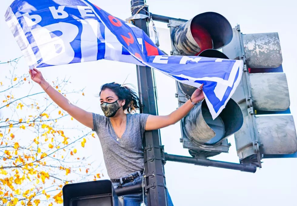 Celebrations of Biden's victory