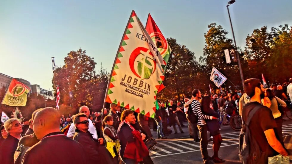 Jobbik demonstration in Budapest, 2012