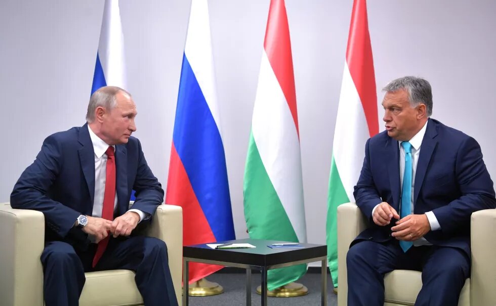 Vladimir Putin and Viktor Orbán in 2017